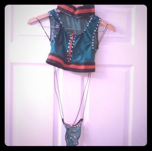 Exotic dancewear 3 pc set